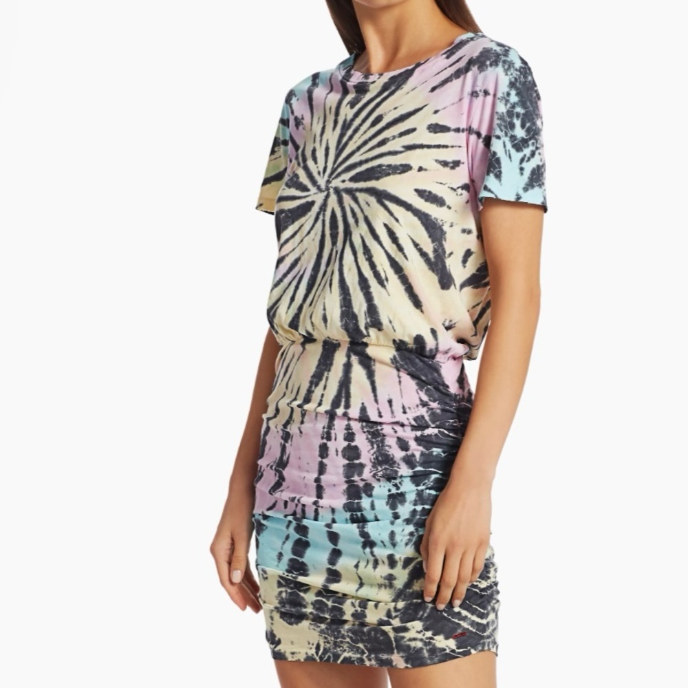 N:philanthropy Bangkok Tie-Dye T-Shirt Dress, Small, NWT - Picture 3 of 9